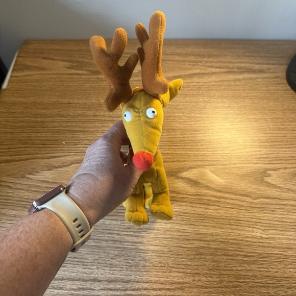 Vtg Rugrats Chuckie, Angelica, and Spike Plush Holiday Bean Bag Friends 1997 - Picture 11 of 13